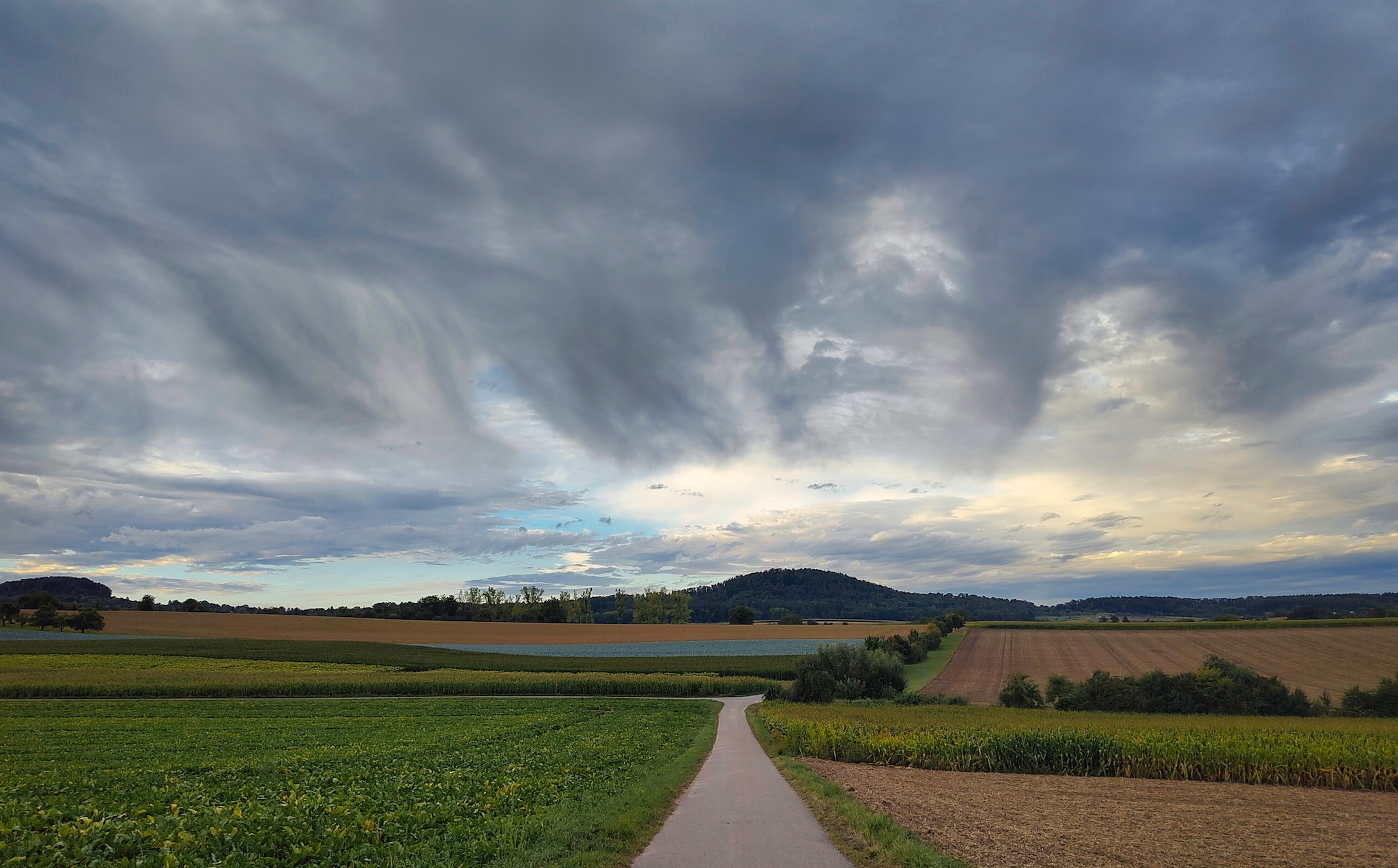 Wolkenmeer über dem Wunnenstein.