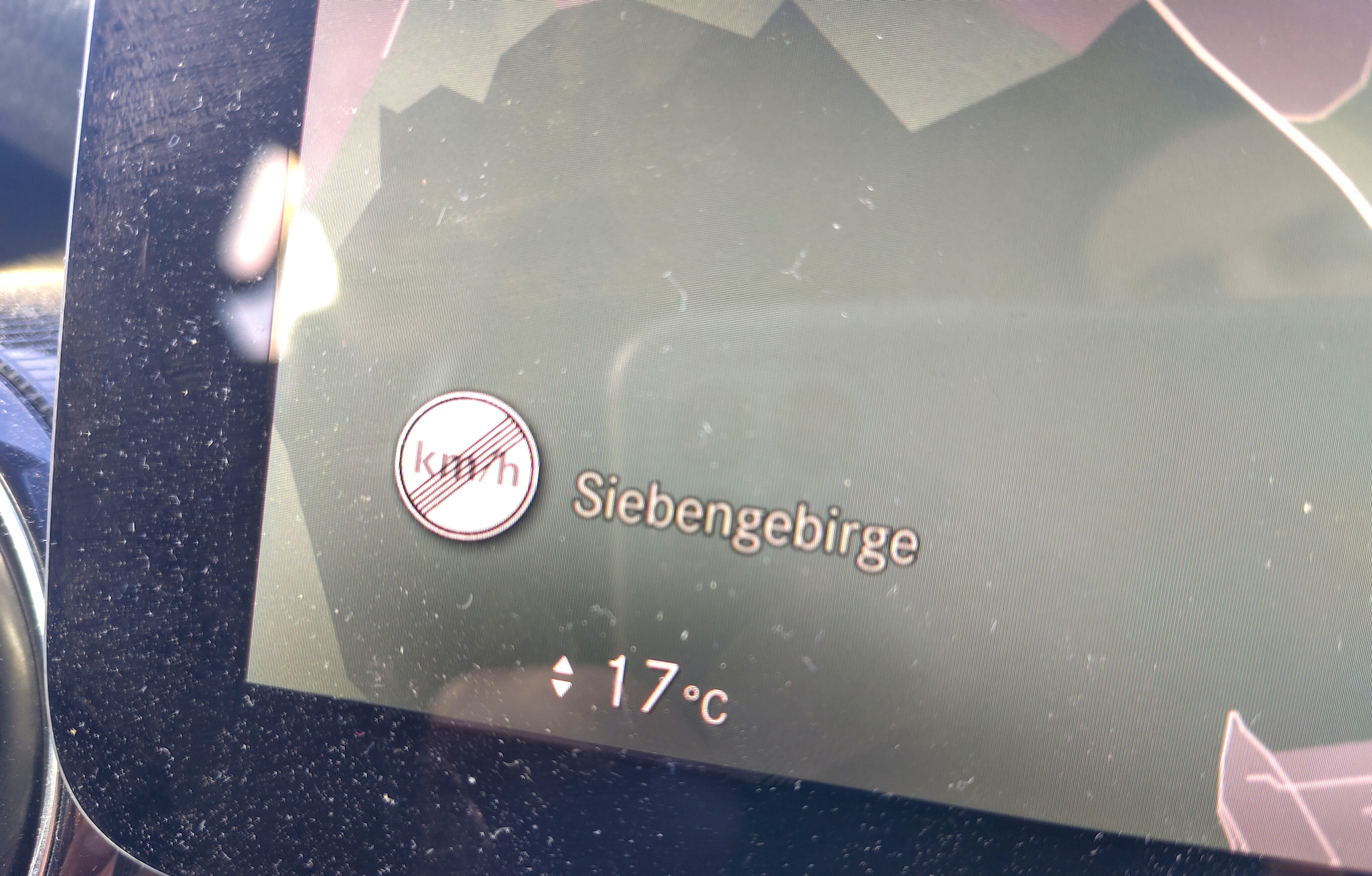 Schöner Name auf dem Navi: Siebengebirge