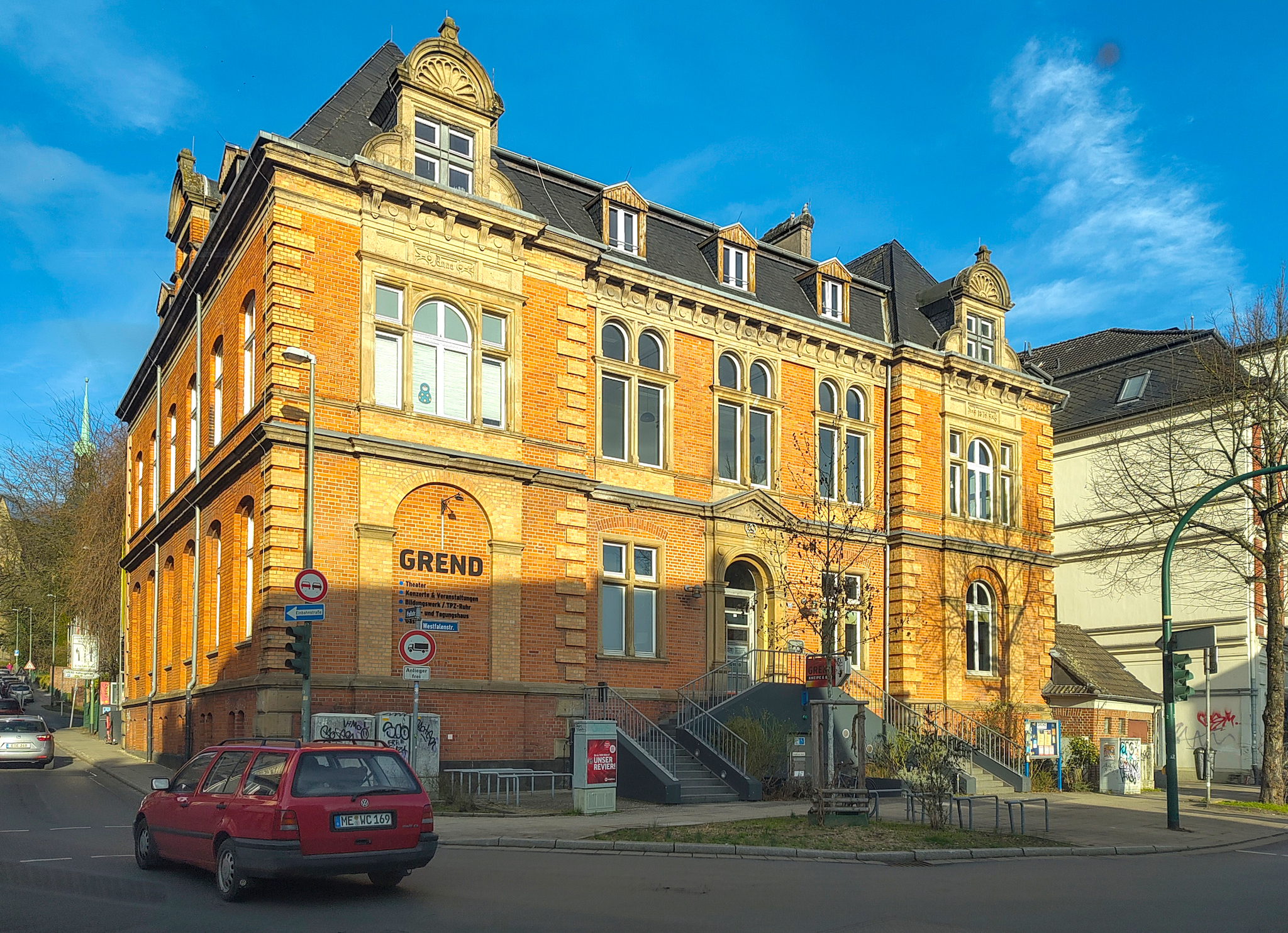 Das Kunst- und Kulturzentrum Grend in Essen; wunderschöne alte Architektur