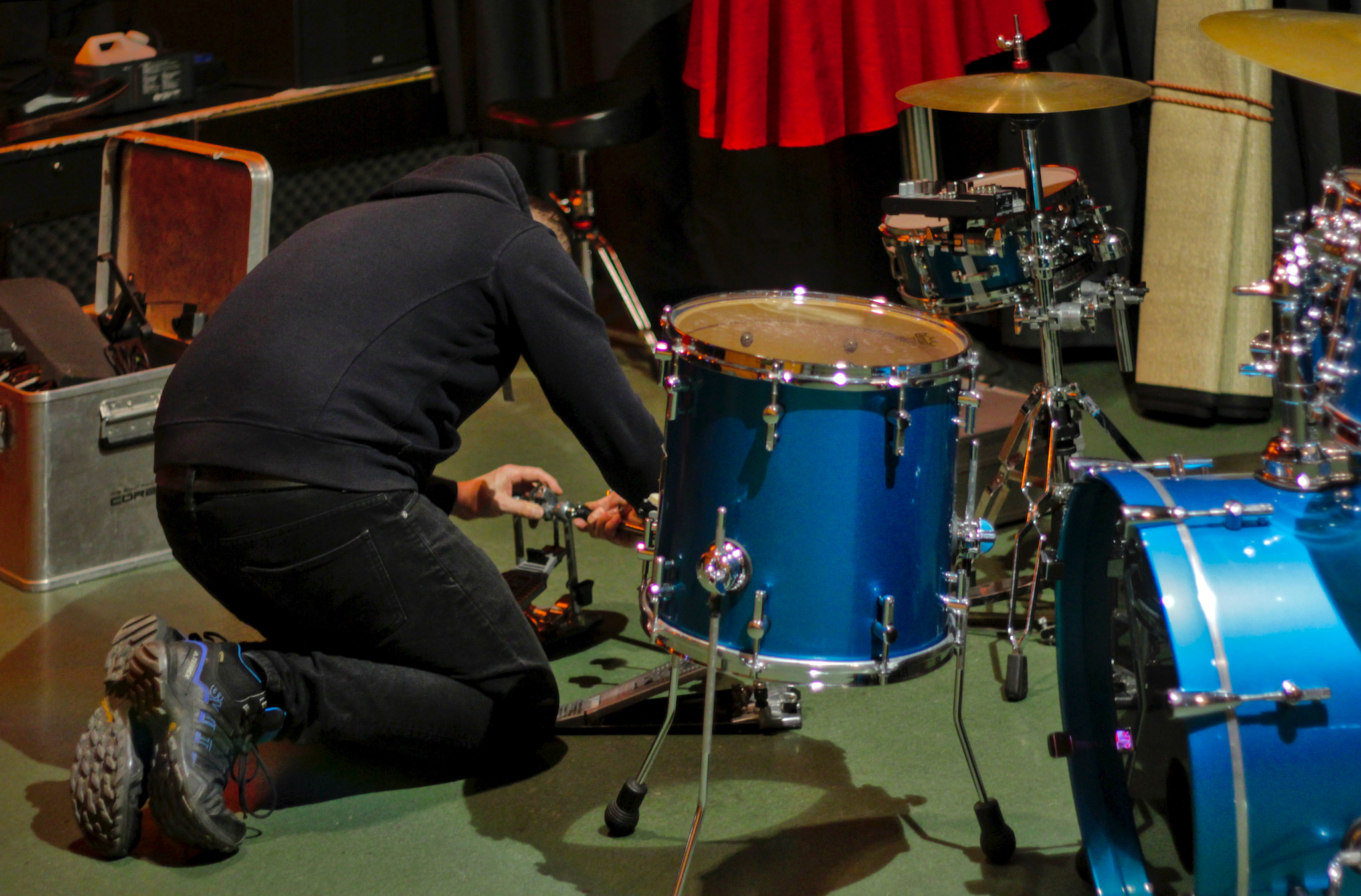 Langsam wächst das Schlagzeug zusammen