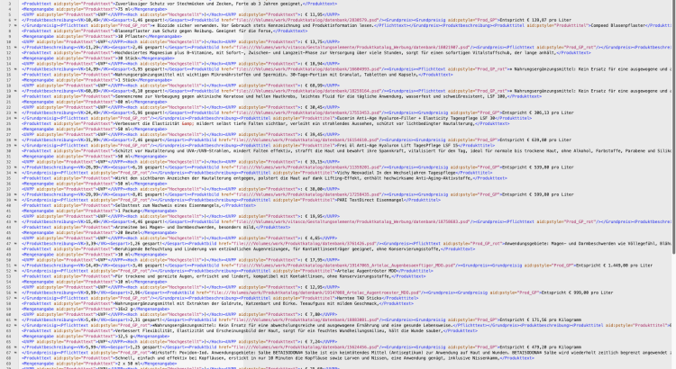 Produktkatalog - ein System zur halbautomatischen Handzettel- oder Katalog-Erstellung