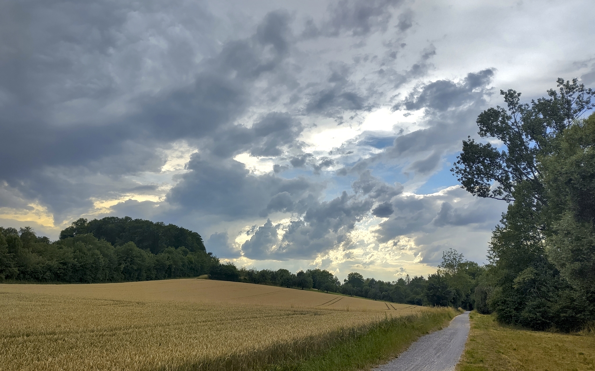 Ein Teil des Radweges durchs Schozachtal